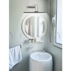 Gümüş Kaplama Gün Işığı (Sarı) Banyo Duvar Ayna Tablo Aydınlatması Flüt Aplik Kuğu Aplik Ledli Aplik