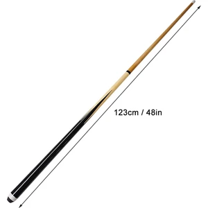 Chaoduo Shop Bir Stil Yazın Taco De Sinuca Snooker Cue 48IN Junior Kid Bilardo Mili 2 Parçalı Ahşap Havuz Bilardo Istakası Eğlence Snooker Bilardo Aracı (Yurt Dışından)