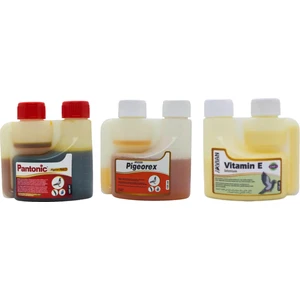 Royal Ilaç 3'lü 125ml Kanatlı Sağlık Seti 125 ml (Vitamin E Selenyum+Pantonic+Pigeorex)