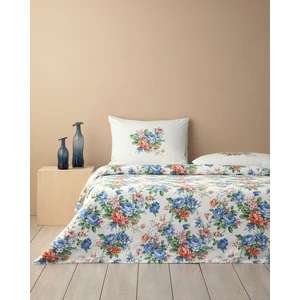 English Home Rose Romance Tek Kişilik Nevresim Seti 160 x 220 cm Mavi