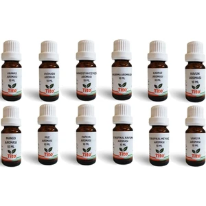 Konsantre Tropikal Meyveler Aroma Seti [Suda Çözünür] - 12'li