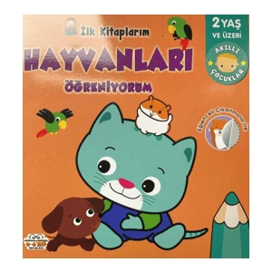 0-6 Yaş Yayınları İlk Kitaplarım Hayvanları Öğreniyorum