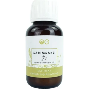 OG Natural Sarımsaklı Yağ 50g Bebekler İçin Organik Zeytinyağı ve Çörekotu Yağı Karışımı