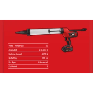 Pro Atbl 18 CG-600 202C 2 Ah Akülü Silikon Tabancası