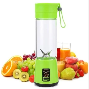 Taşınabilir Elektrikli Sıkacağı Şarj Edilebilir Smoothie Blender USB Mini Meyve Mikseri Sıkacaklar Meyve Extractors Gıda Milkshake Çok Işlevli | Sıkacaklar (Yeşil) (Yurt Dışından)