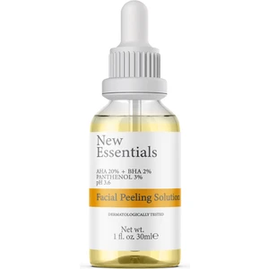 New Essentials Cilt Tonu Eşitleyici Yüz Peeling Serum (Aha 20% + Bha 2% + Panthenol 3%) 30 ml