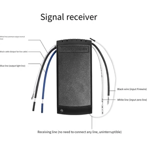 Evrensel Tavan Vantilatörü Lambası Uzaktan Kumanda Kiti Ayarlanmış Rüzgar Hızı Verici Alıcı Zamanlama Kontrol Anahtarı 220V (Yurt Dışından)