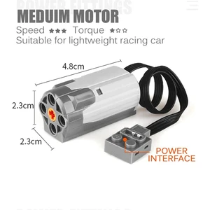 15 Adet Güç Fonksiyonu Motorlu Yapı Taşları Güç Kiti 6 Orta Motor, 3 Kutu, 3 Ir Uzaktan Kumanda, 3 Alıcı (Yurt Dışından)