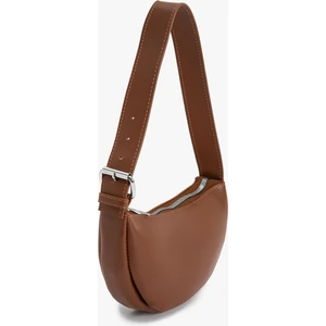 Baget Çanta Suni Deri Fermuarlı