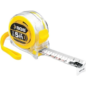 Şerit Metre 5 mt Şeffaf  SGS2062