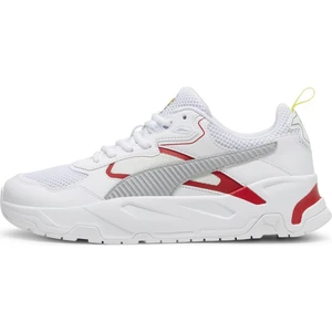 PUMA Ferrari Trinity 307950-04 ERKEK P White-P Silver-Rosso Corsa Günlük Sneaker Ayakkabı