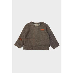 Gb Baby Layette Erkek Bebek Kahve Sweatshirt 23FW0BG1423