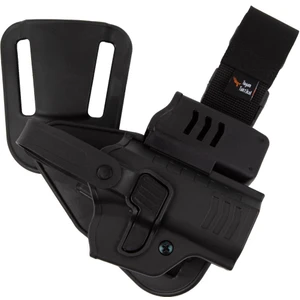 Polis Sepeti Comfort-Tac Sarsılmaz Kılınç 2000 Mega Alçak Taşıma Tabanca Kılıfı Seviye 2 Önü Şarjörlüklü Siyah