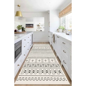 Decomia Home Dijital Kaymaz Yıkanabilir Iskandinav Salon Halısı Mutfak Halısı Yolluk