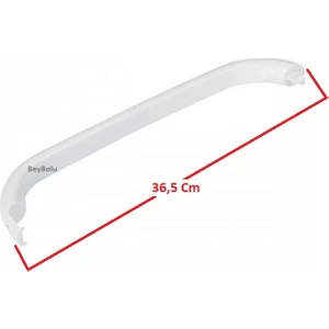 Bosch Uyumlu buzdolabı Kapı Kolu 36,5 cm Beyaz , Tek Vida Tip Kapak Kol