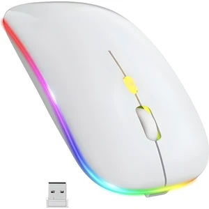 Ulu Bilgisayar Orn Kablosuz Fare Wireless Mouse 4 Tuşlu Renk Sessiz Şarj Edilebilir Dpı Kontrol