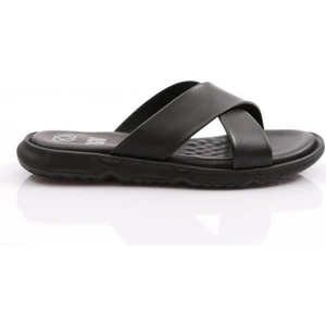 Dgn  Deri Comfort Rahat Taban Erkek Terlik 826