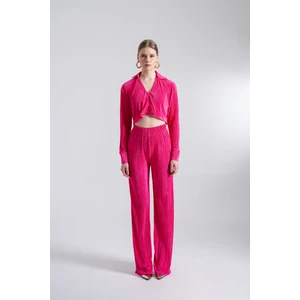 Holly Lolly Beli Lastikli Esnek Comfy Pantolon Pembe