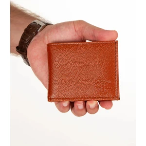 Erkek Taba Deri Bozuk Para Hazneli Kartlık ve Cüzdan (8X11CM) tul103-1