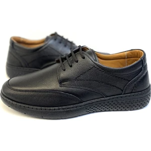 Deri  Diabet Ipli Erkek Baba Yumuşak Ayakkabı