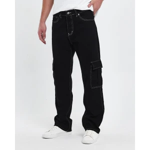 Frankness Jeans Erkek Yeni Sezon Baggy Kargo Pantolon