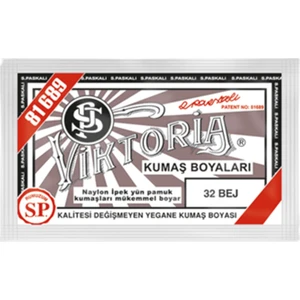 Kumaş Boyası 32 Bej Renk Naylon İpek Yün Pamuk Kumaşlar İçin Mükemmel Boyar