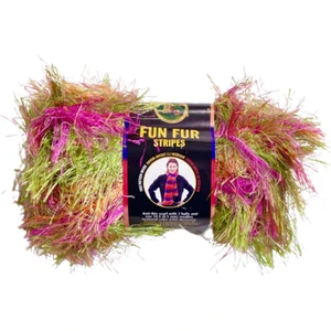 Fun Fur Stripes Sakallı El Örgü Ipliği 40-50 gr
