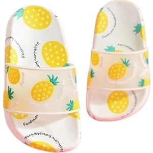Ananas Desenli Çocuk Terlik