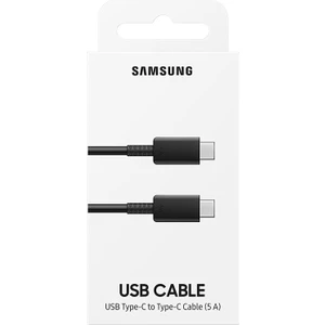 EP-DN975BBEGWW 5A Type-C Kablo Siyah (Samsung Türkiye Garantili)