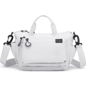 Smart Bags Ekstra Hafif Kumaş Kadın Postacı Çantası BC 3136 - Beyaz