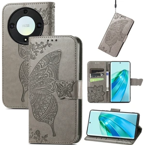 SZY Market Honor X9A Kelebek Kanatları Flip Darbeye Dayanıklı Deri Telefon Kılıfı (Yurt Dışından)