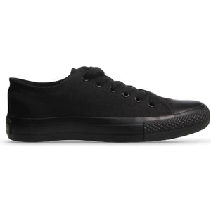 Clearmotion Canvas Pro Kadın Bağcıklı Siyah Sneaker