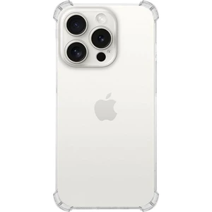 Case World Caseworld Apple iPhone 15 Pro Kapak Kamera Korumalı Airbag Antishock Köşe Korumalı Şeffaf Silikon Kılıf
