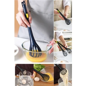 Pratik 2 Fonksiyonlu Sihirli Çırpıcı Yumurta Sos Krema Çırpıcı ve Makarna Maşası