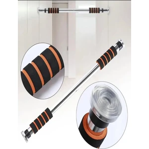 Barfiks Çubuğu (60-100 Cm) Çift Süngerli Ayarlanabilir Barfiks Çekme Demiri Barfiks Aleti