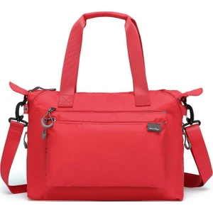 Smart Bags Ekstra Hafif Kumaş Günlük Kadın Omuz Çantası BC 3139 - Kırmızı