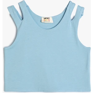 Crop Atlet Çift Askılı Pamuklu