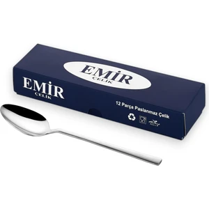 Emir Çelik Sidney Model Yemek Kaşığı 12 Adet