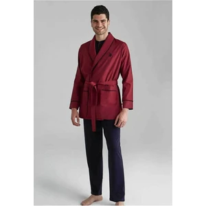 U.S. Polo Assn. 12000 Erkek 5'Li  Çeyizlik Ropdöşambır Set-Bordo