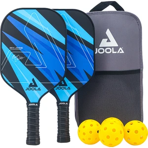 Ben Johns Blue Lightning Pickleball 2 Raket + 4 Top + Kılıf Set