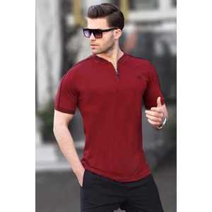 Bordo Polo Yaka Erkek Tişört 9281