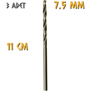 Kupa Hırdavat Tyson Metal Ahşap Delici Hss Matkap Ucu 7.5 Mm. - 3 Adet