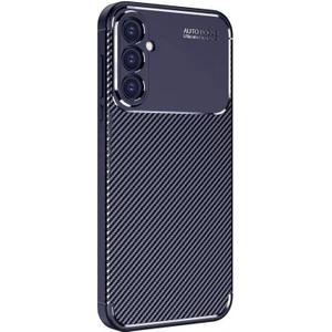 Samsung Galaxy S24 Plus Kılıf Negro Karbon Kamera Korumalı Silikon Lüx Lacivert