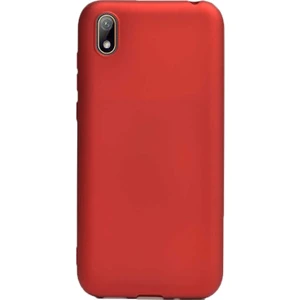 Huawei Honor 8s Kılıf Premier Silikon Esnek Arka Koruma Kırmızı