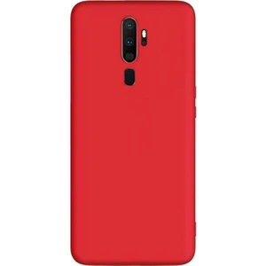 Oppo A5 2020 Kılıf Premier Silikon Esnek Arka Koruma Kırmızı