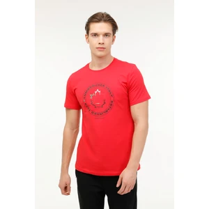 ml Renato 11ITL1030 4fx Kırmızı Erkek Kısa Kol T-Shirt