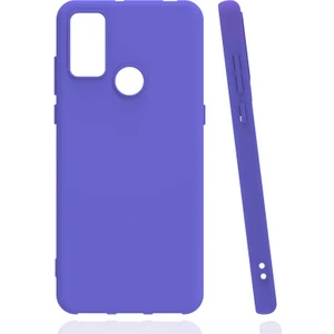 Tcl 20E Kılıf Renkli Korumalı Premier Mat Silikon Mor