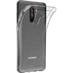 Xiaomi Pocophone F1 Kılıf Süper Silikon Arka Koruma Şeffaf