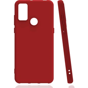 Tcl 20E Kılıf Renkli Korumalı Premier Mat Silikon Kırmızı