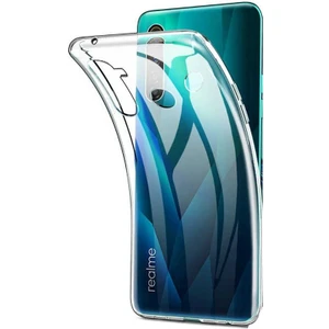 Realme 5i Kılıf Süper Silikon Yumuşak Arka Koruma Şeffaf